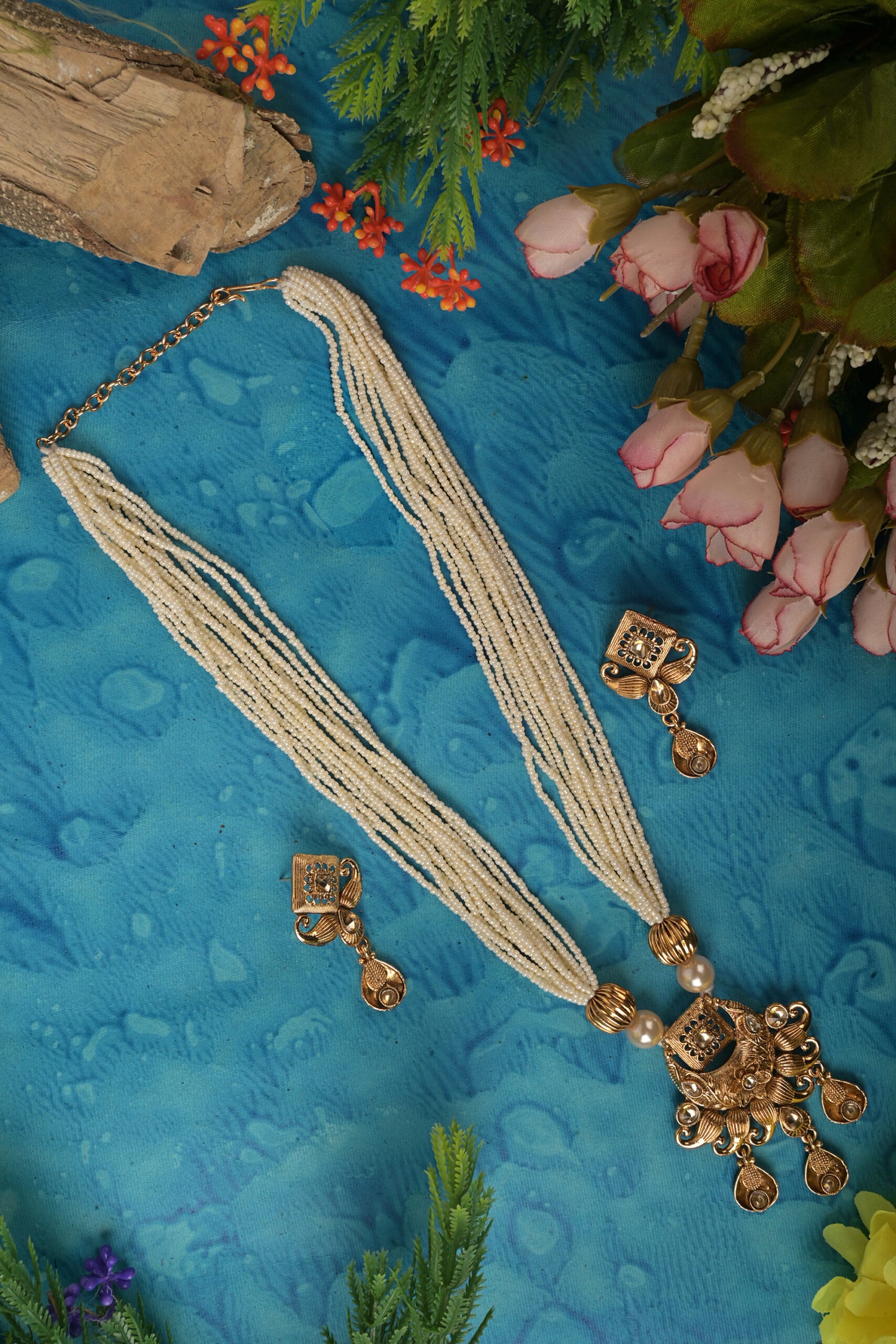 Long Gold Plated LCT Necklace