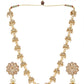 Gold plated long necklace