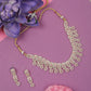 Precious Pink American Diamond Necklace