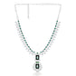 Nita Ambani Style Rich Necklace with Green Emerald Stone