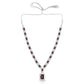 Nita Ambani Styled Wine Color Necklace