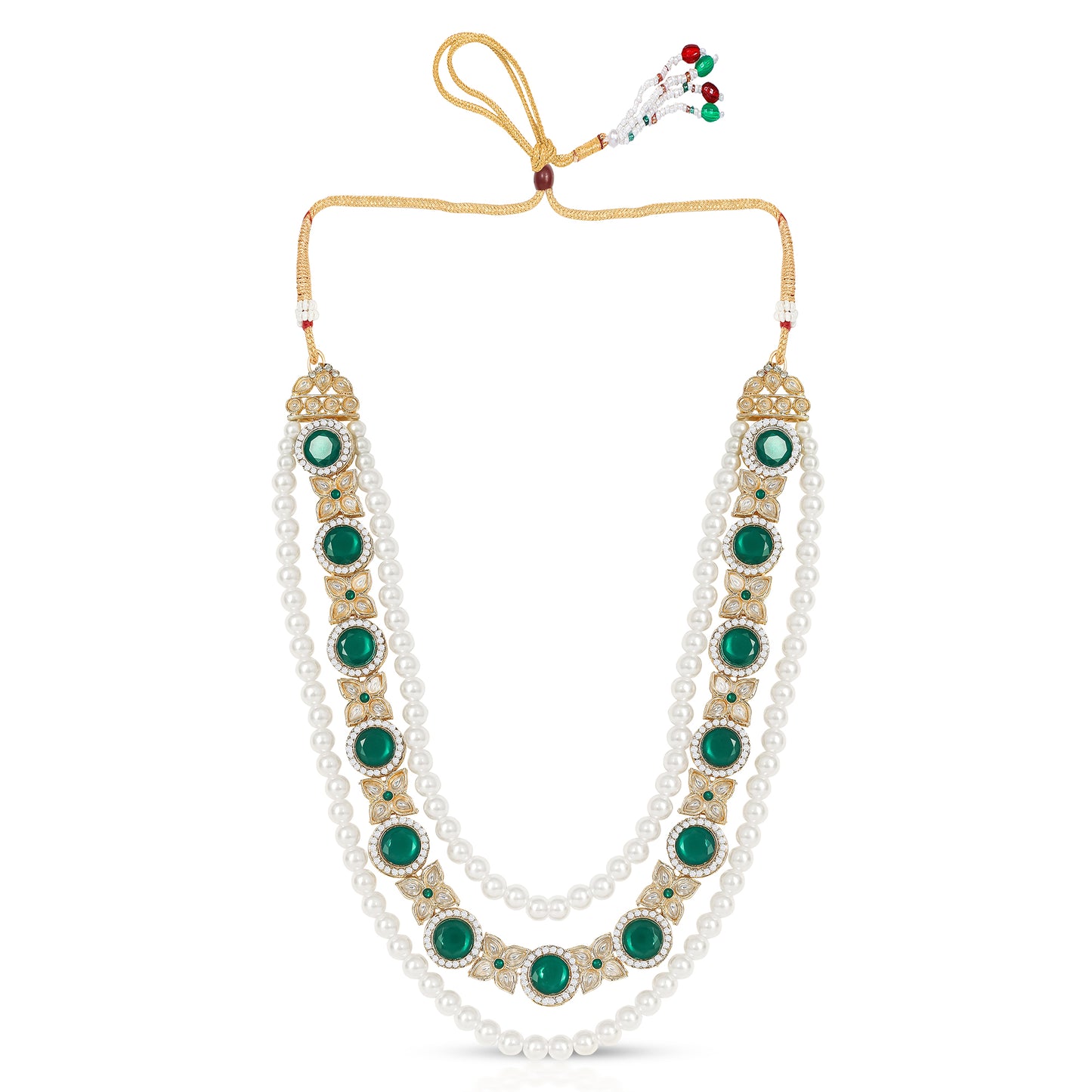 Green Long Necklace Premium