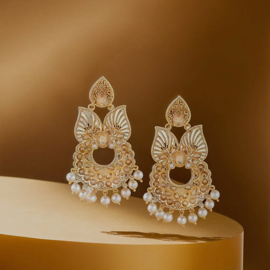 Gold plated LCT earring