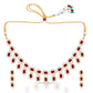 Wine Color Double layered Necklace