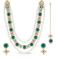 Green Long Necklace Premium