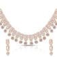 Precious Pink American Diamond Necklace