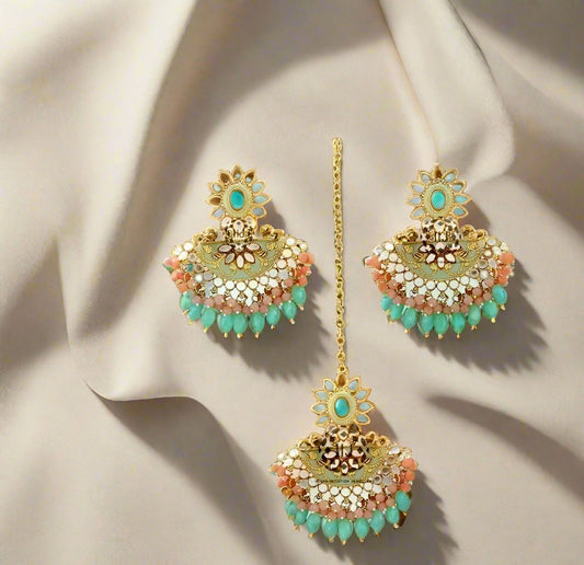 Bridal Earring Tikka Combo