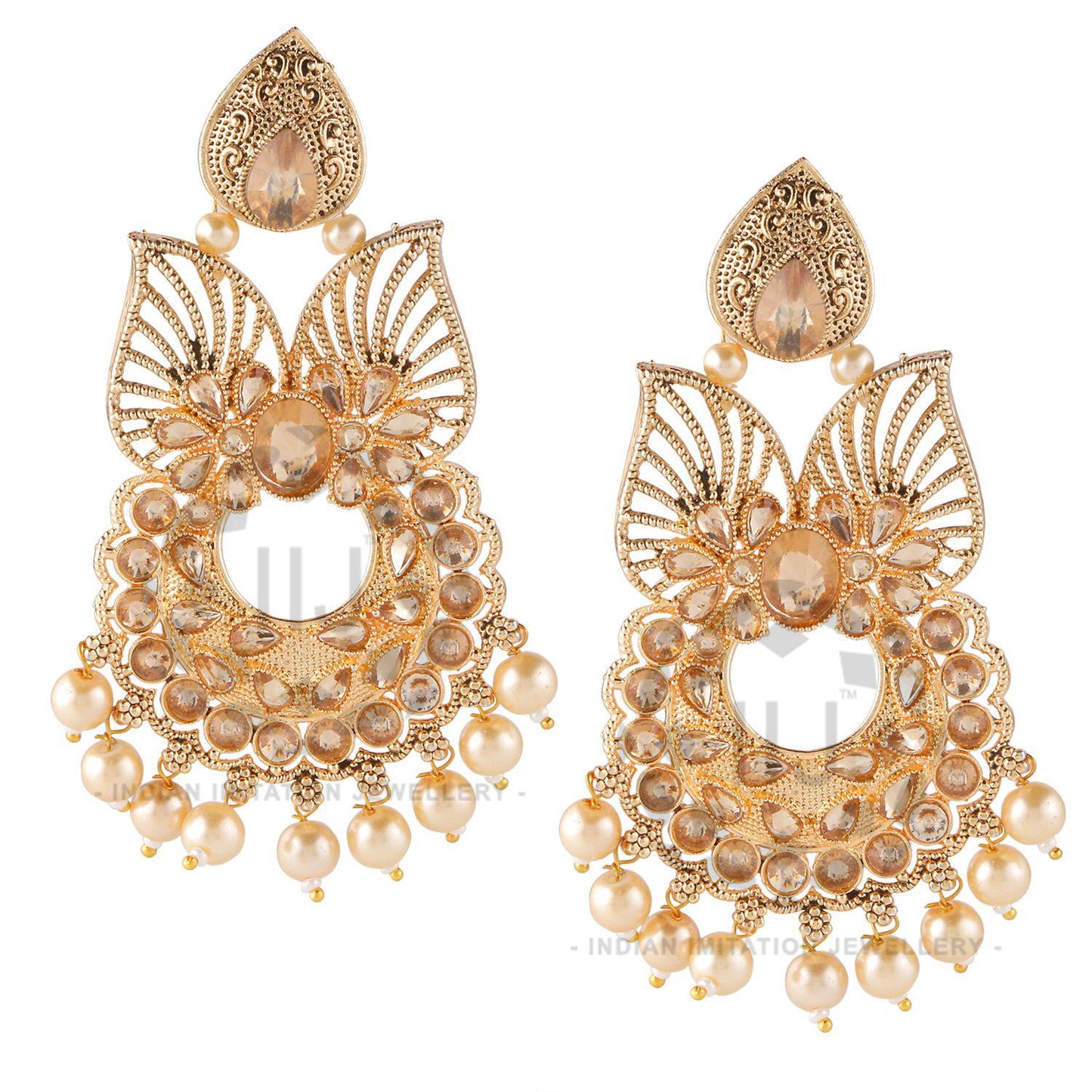 Gold plated LCT earring