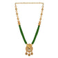 Gold Plated Long Necklace with traditional pendant