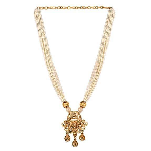 Long Gold Plated LCT Necklace