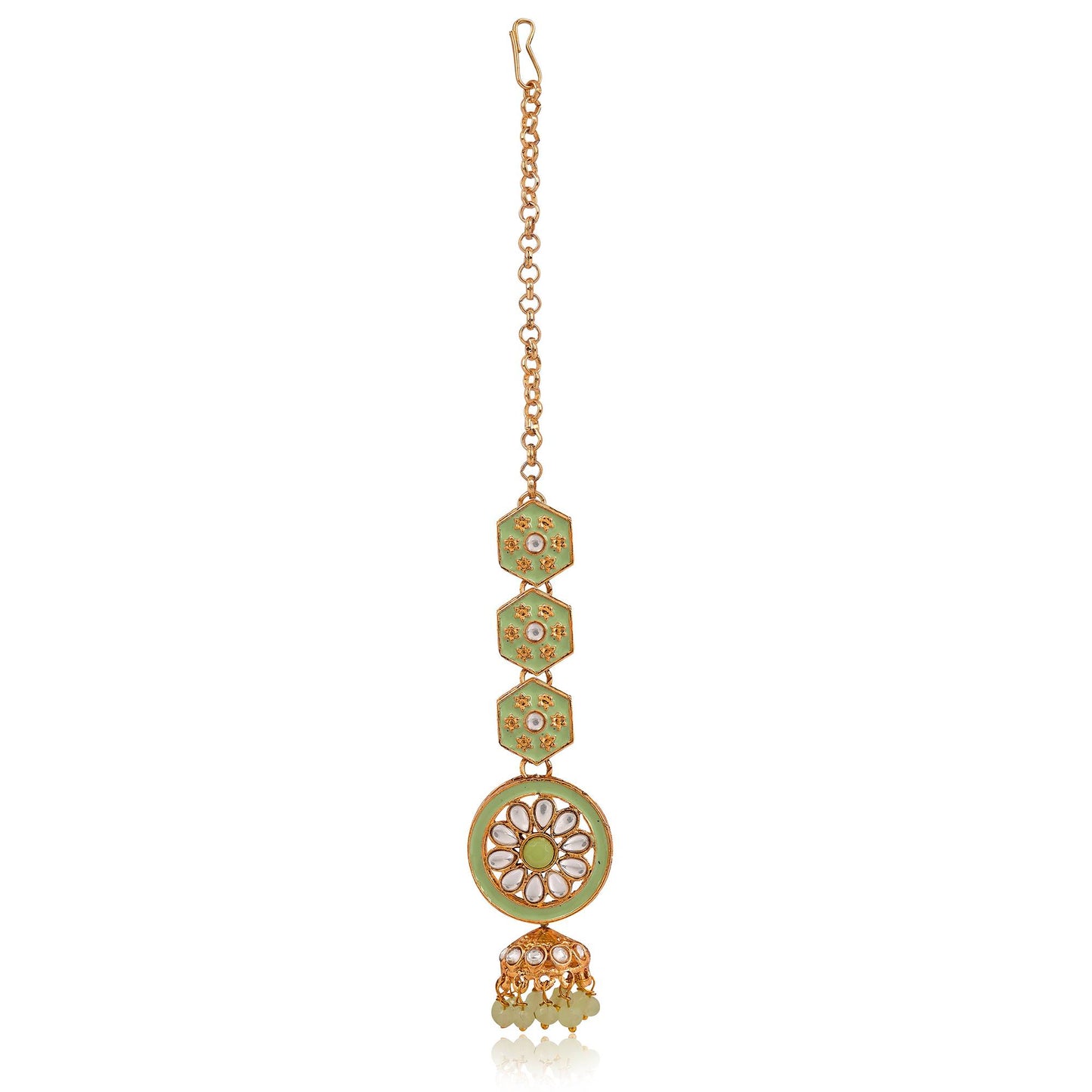 Long Layered Peri coloured Necklace