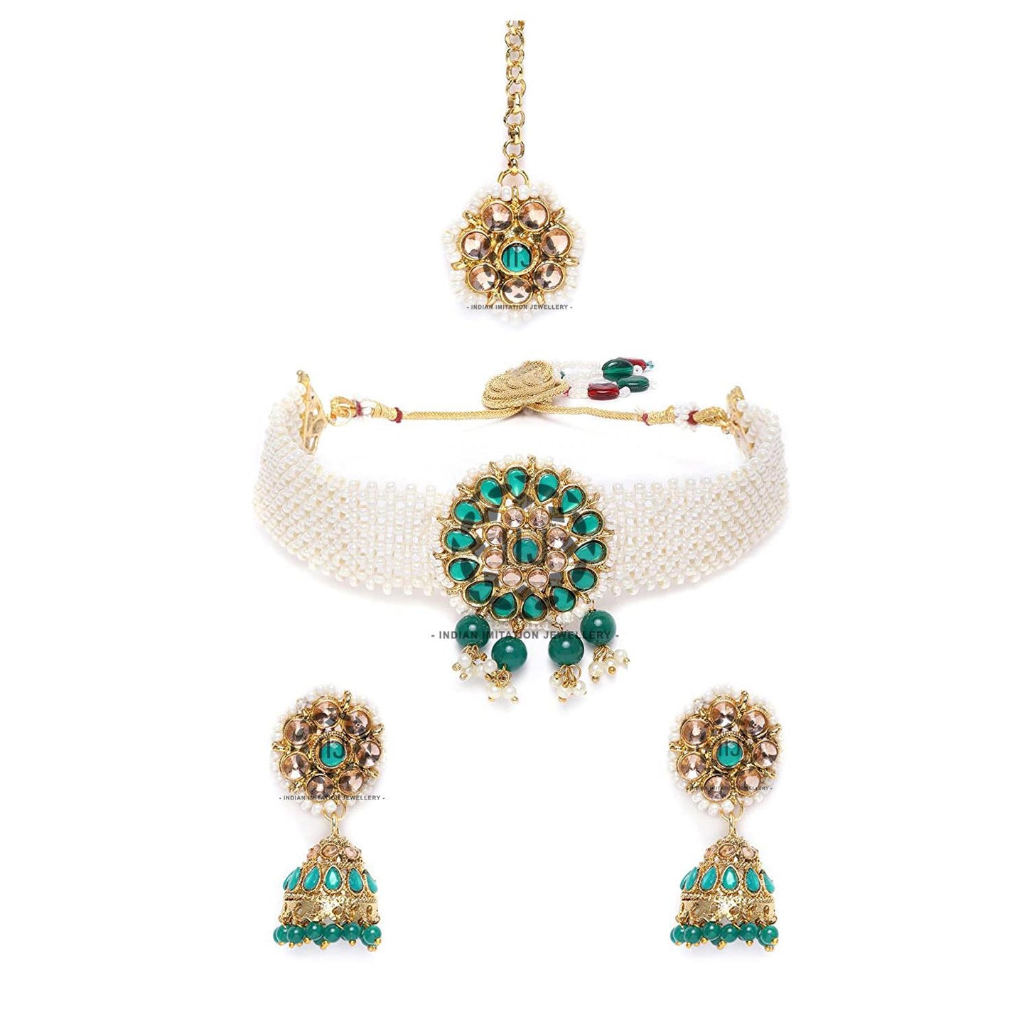 Well Crafted Chatai concept Necklace/Choker Set made by the tribal women of India