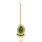 Green minakari Moti Beaded with Imported Oval Fittings