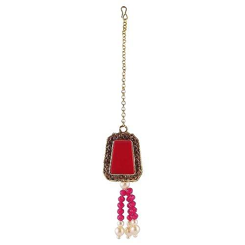 red chokar necklace unique design