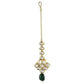 golden plated dabbi kundan necklace with Studs earring