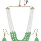Premium Monalisa mint necklace set