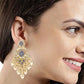 Gold Plated Minakari Montana Gucha Earring