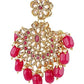 Gold Plated Ruby Necklace