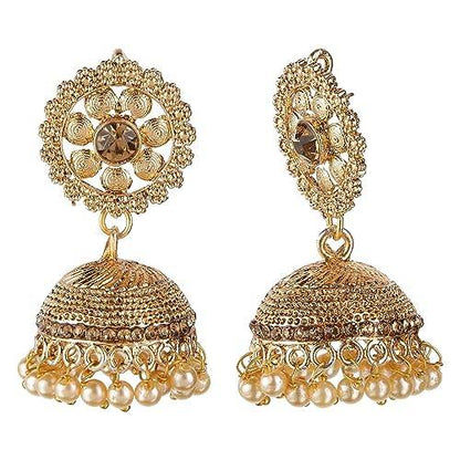 Rose Gold Plated earrings with LCT beads
