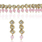 Dabbi Kundan Necklace with Pink Beads