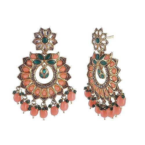 gajri earring with high gold plating
