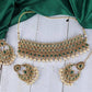 golden plated chokar necklace