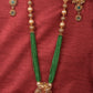 Gold Plated Long Necklace with traditional pendant